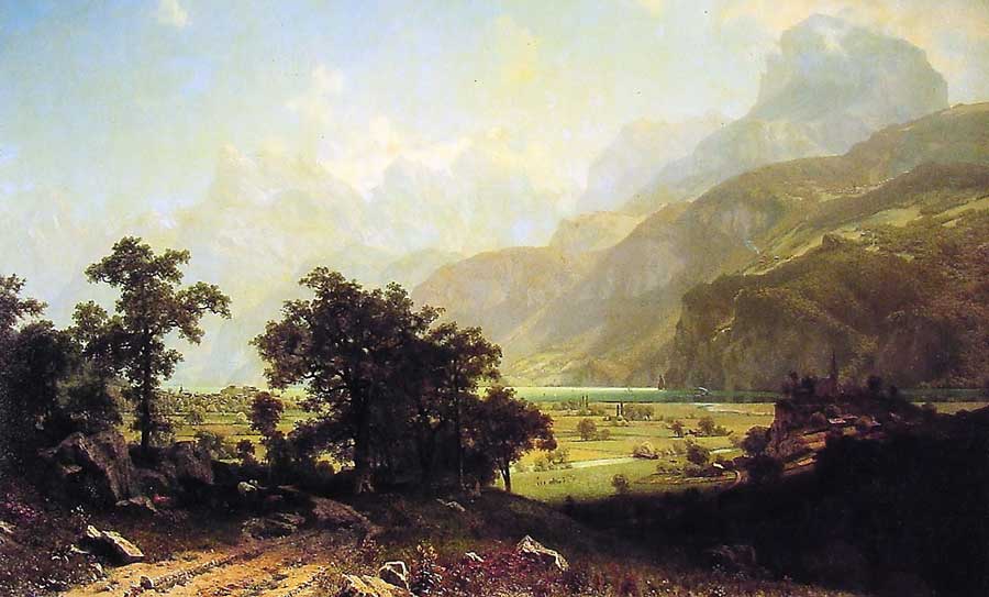 Albert Bierstadt Lake Lucerne, Switzerland